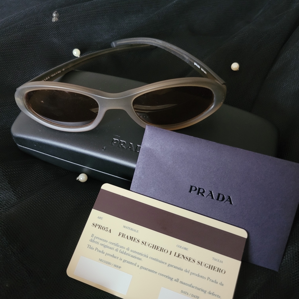 Prada Women's Brown Sunglasses - Picture 3 of 8